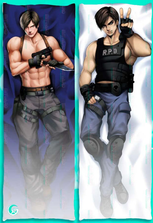 Leon Scott Kennedy V4 Body pillow case RESIDENT EVIL Mitgard-Knight